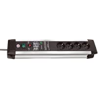 Brennenstuhl 1391000604 Regleta contra Subidas de Tensión- 230 V- Plata y Negro- 48 cm